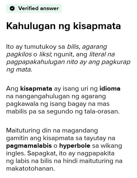 Modyul 3 8. Sa Isang Kisapmata Maaaring Mawala Ang Lahat Ng .